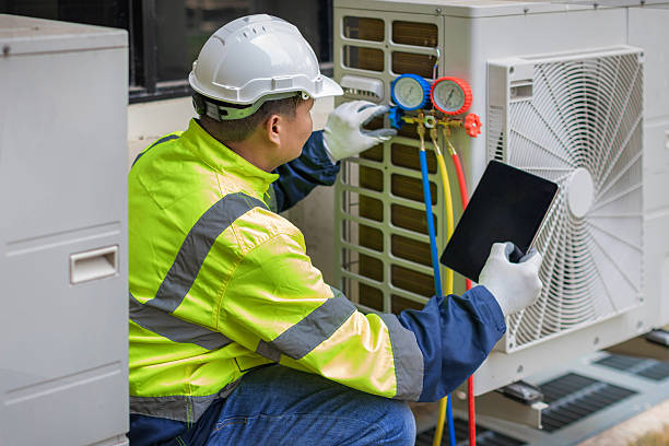 Professional Hvac technician working in Gore, VA